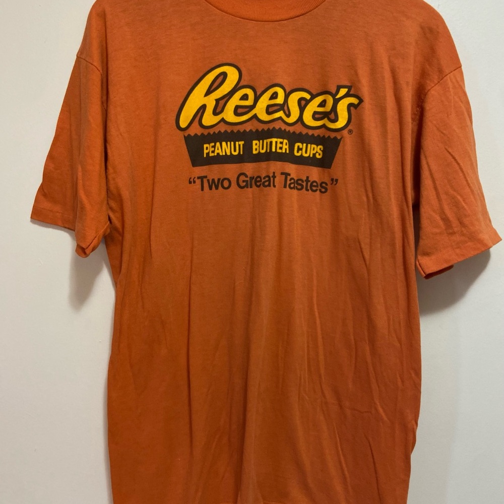 Vintage Hershey Reese’s Shirt Two Great Tastes